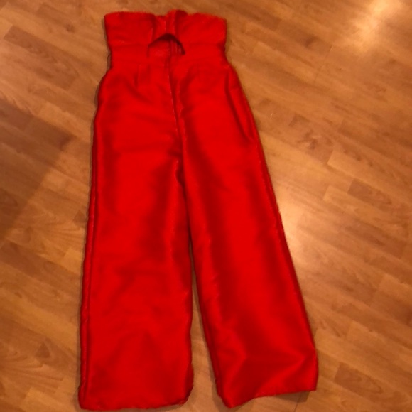 ASOS red/orange jumpsuit - Picture 2 of 2